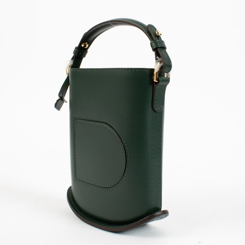shop 100% authentic second hand Delvaux Green Box Calf Le Pin Toy Eclat Bucket Bag on Labellov.com