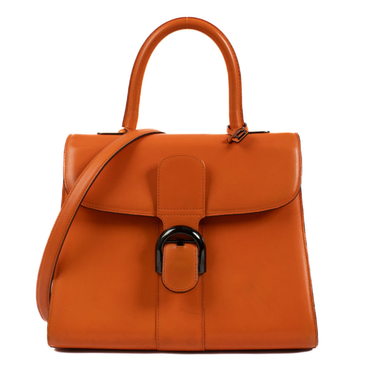 Delvaux Mandarine Box Calf Brillant MM