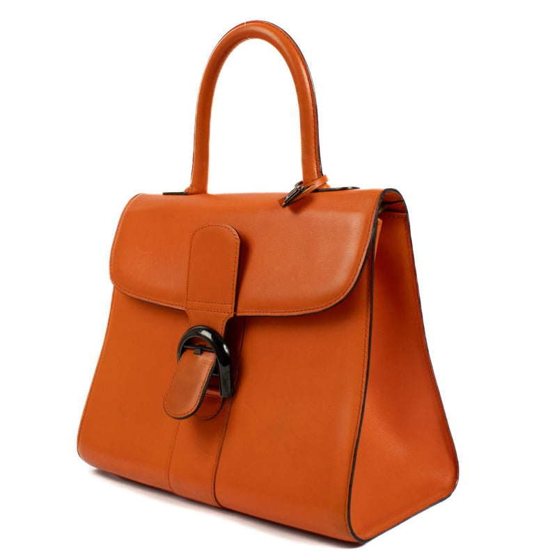 Delvaux Mandarine Box Calf Brillant MM