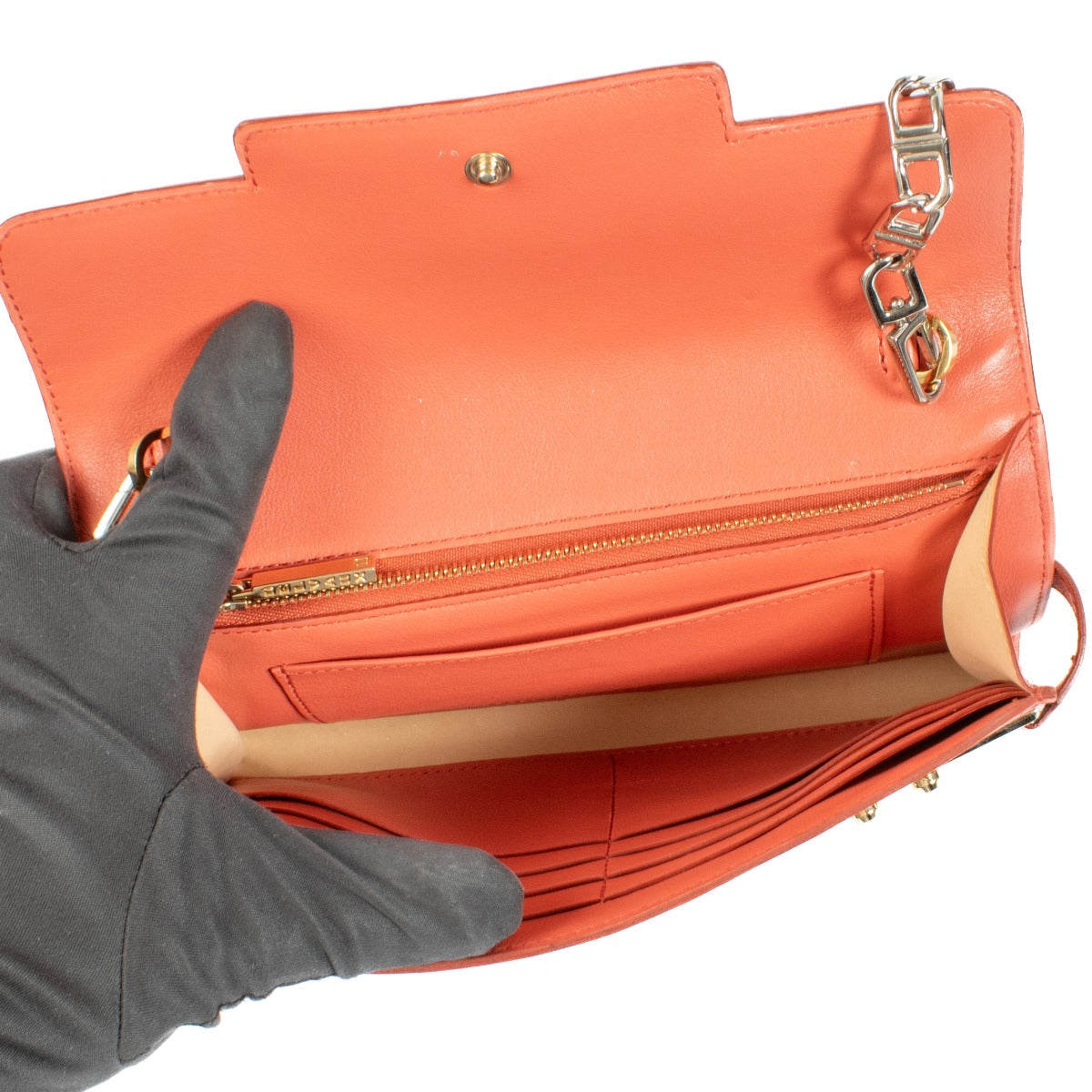 Delvaux Sunset Alligator Dolce/Calf Souple Tempête Clutch