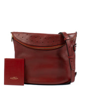 Buy authentic second hand Delvaux Red Leather Idee Crossbody Bag at Labellov.com