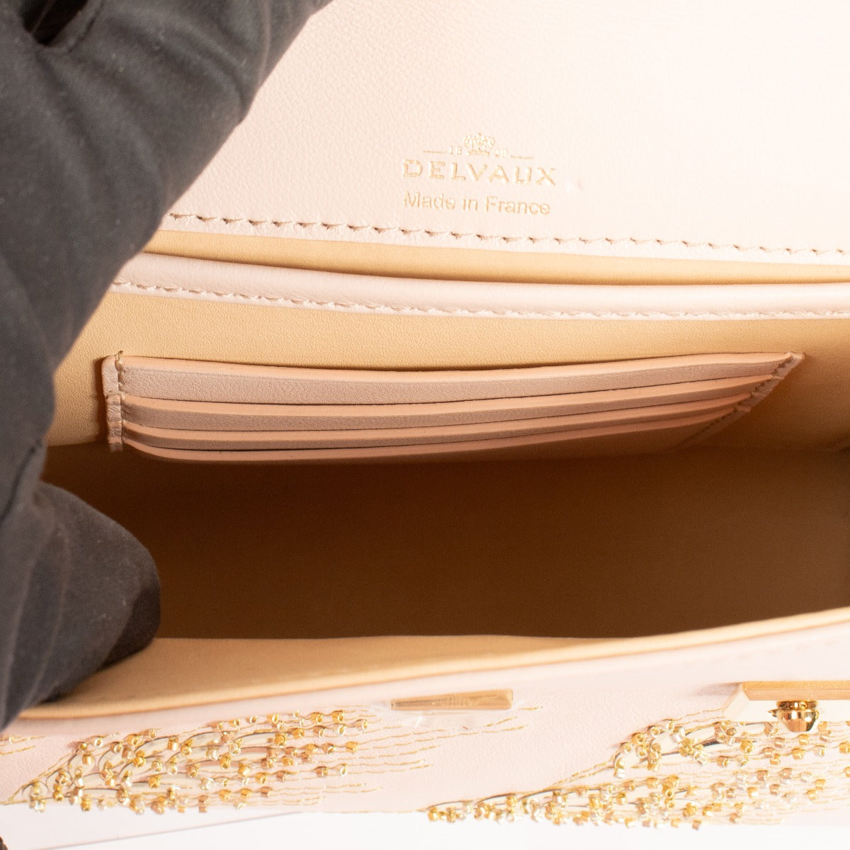 Delvaux Nude Tempête Mini Wild Wheat