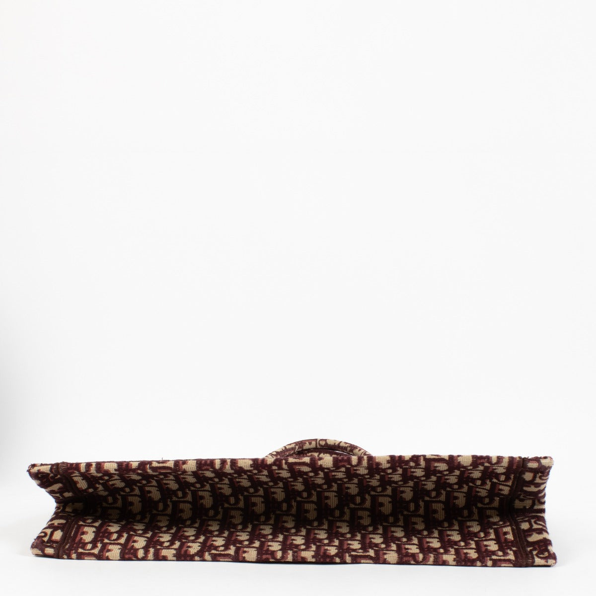 Christian Dior Bourgondische Oblique Grote Boekentas