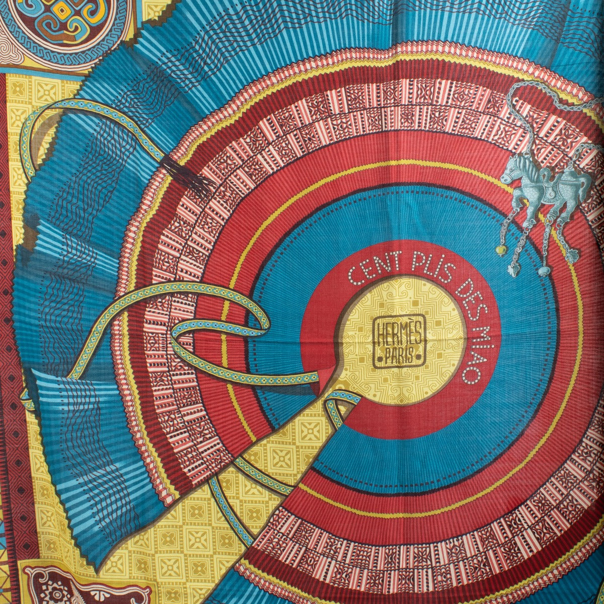 Hermès Cent Plis des Miao 140 Shawl