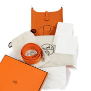 Hermès Evelyne 16 Amazone Taurillon Clemence Orange for the best price at Labellov secondhand luxury in Antwerp and Knokke