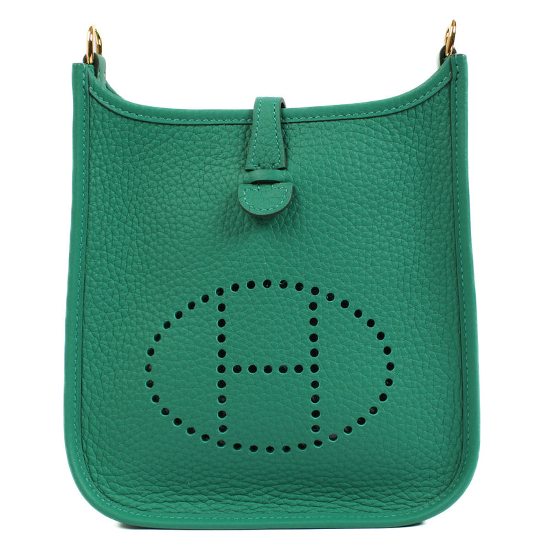 Hermès Evelyne 16 Vert Vertigo Taurillon Clemence GHW