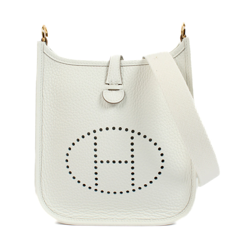 Hermès Evelyne 16 Taurillon Clemence New White
