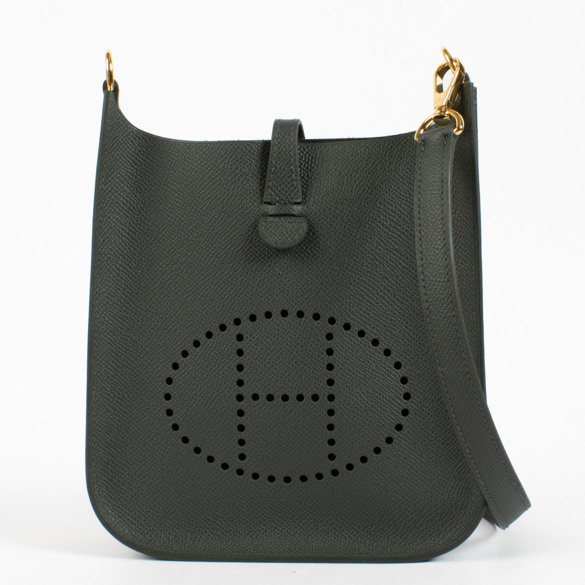 Hermès Evelyne Sellier 16 Vert Mangrove Epsom GHW