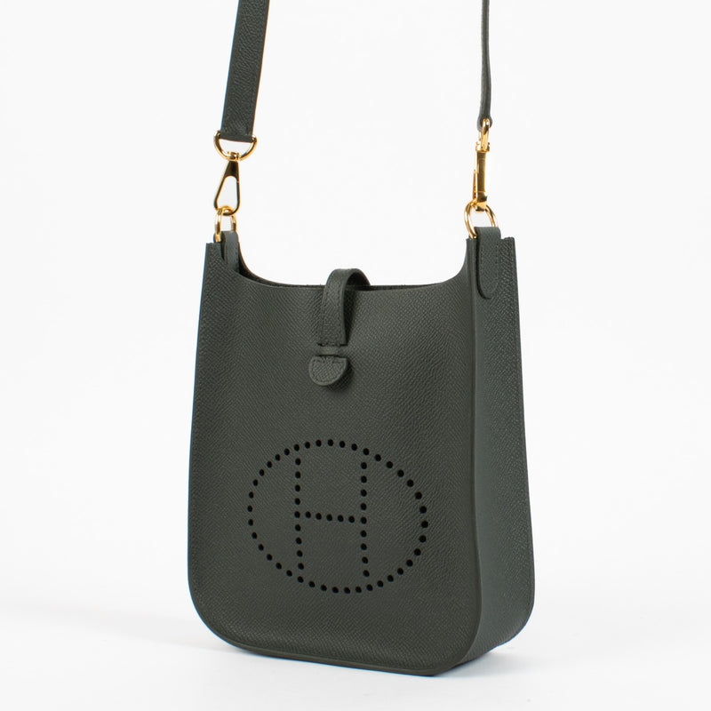 Hermès Evelyne 16 Sellier Vert Mangrove Epsom GHW