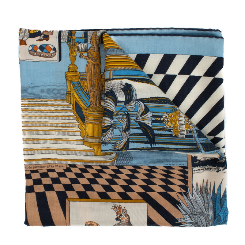 Authentic second hand Hermès Grand Theatre Nouveau Scarf on Labellov.com