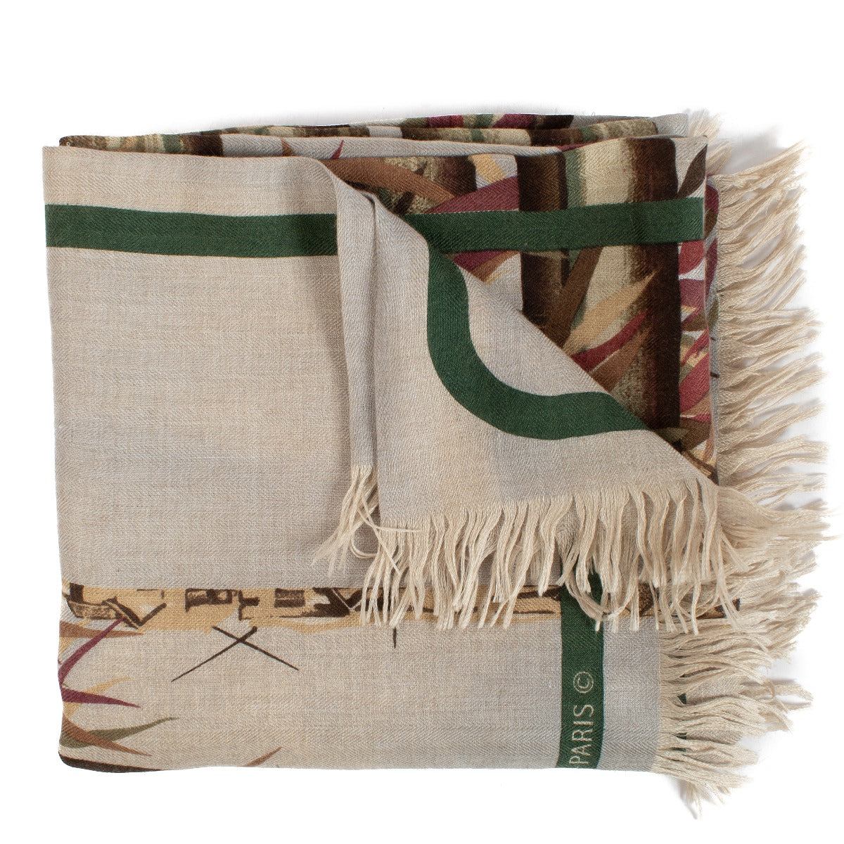 Hermès Bamboo Cashmere/Silk Stole Scarf
