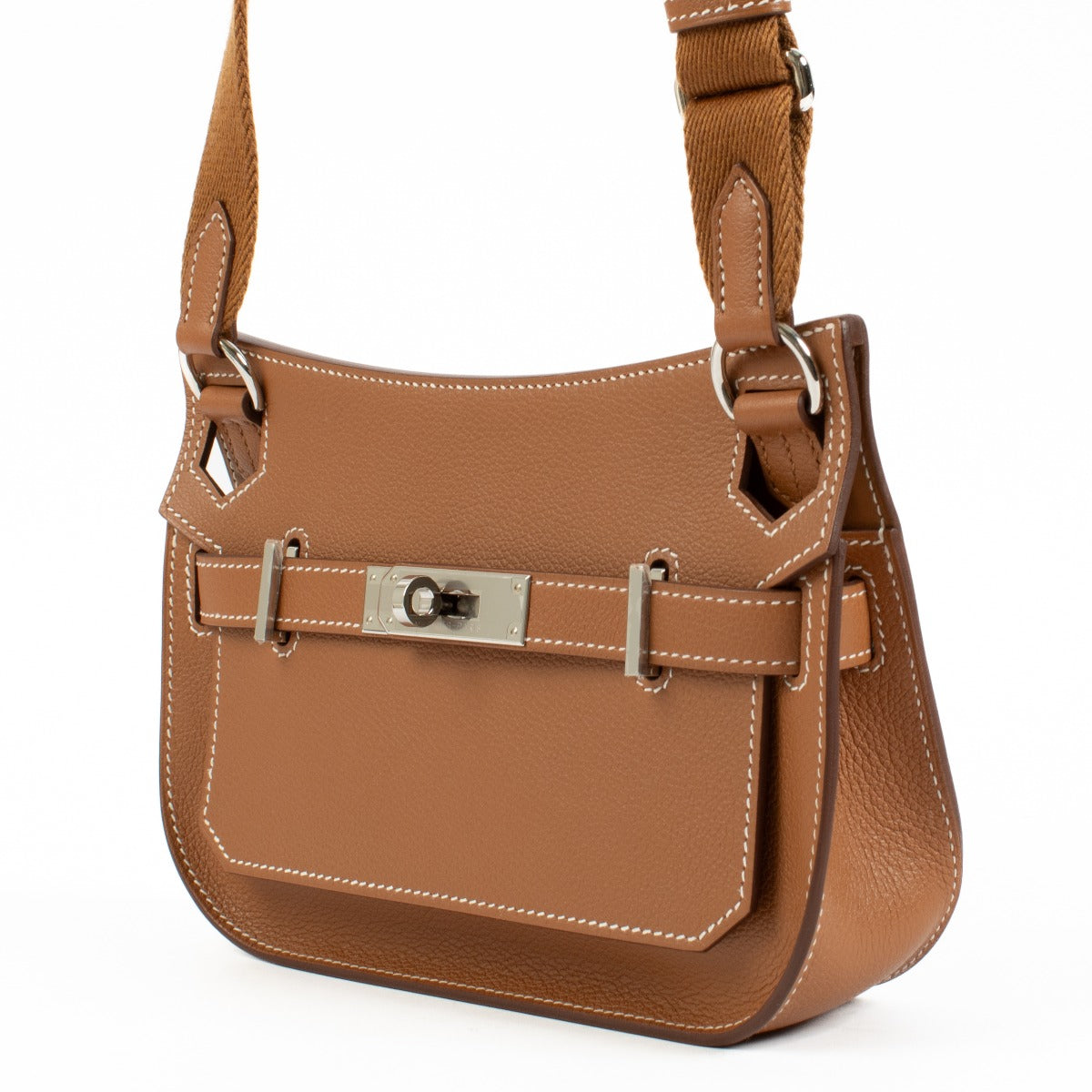 Hermès Jypsière Mini Gold Evercolor PHW