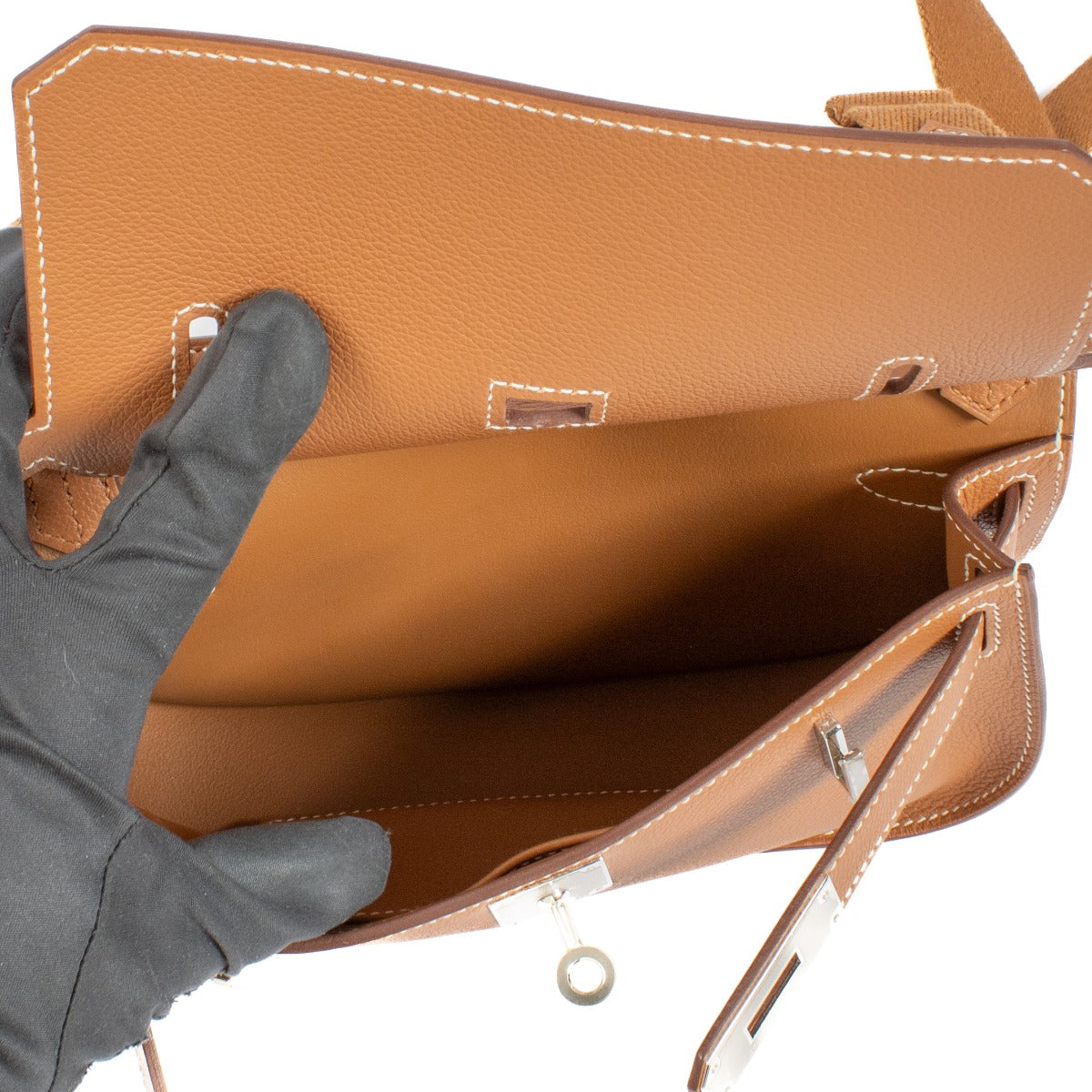 Hermès Jypsière Mini Gold Evercolor PHW