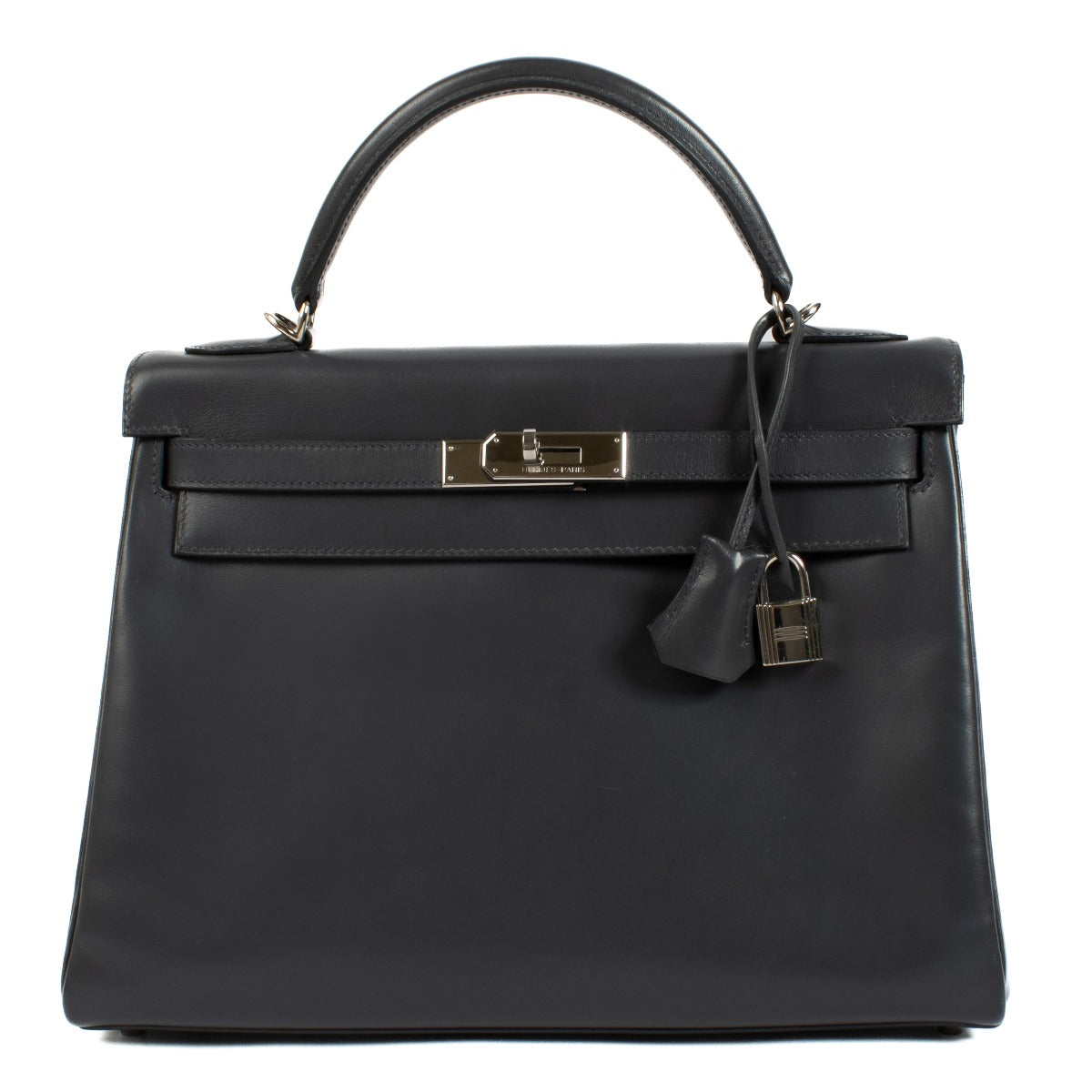 Hermès Kelly 32 Ardoise Box PHW