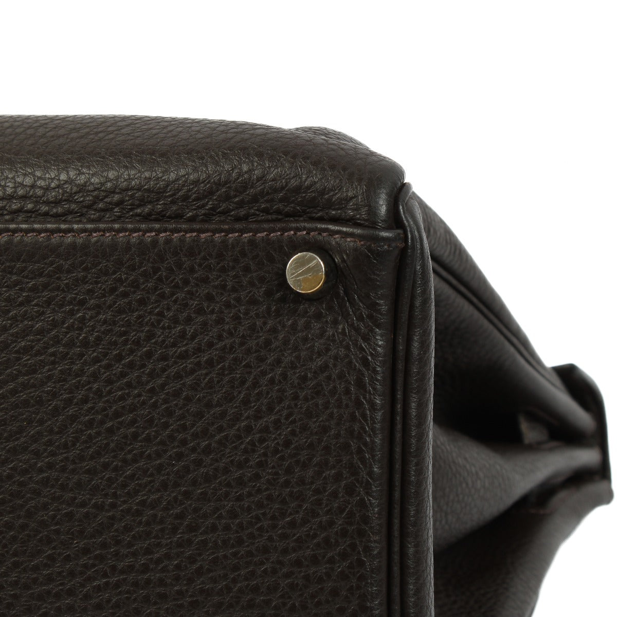 Hermès Kelly 40 Ebene Clemence PHW