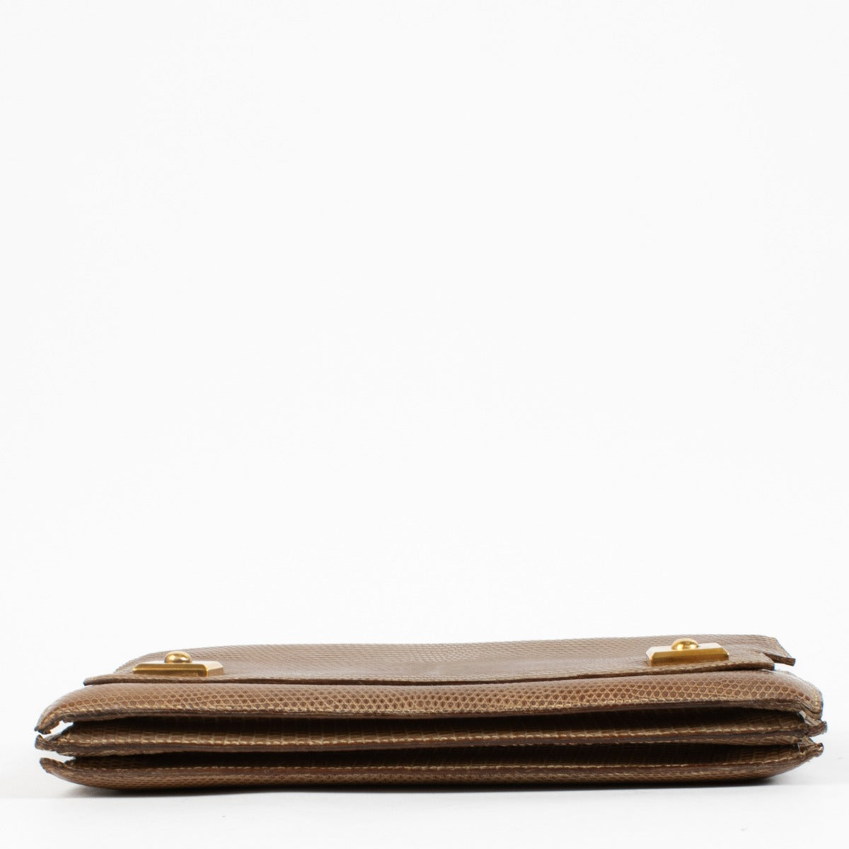 Shop safe online at Labellov in Antwerp, Brussels and knokke this 100% authentic second hand Hermès Brown Lizard Piano GHW. Veilig online tweedehands authentieke Hermès Brown Lizard Piano GHW handtas kopen bij labellov.