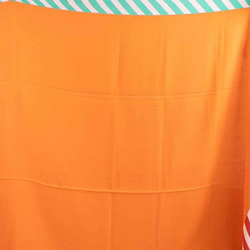 Hermès Orange Cashmere 140 Shawl