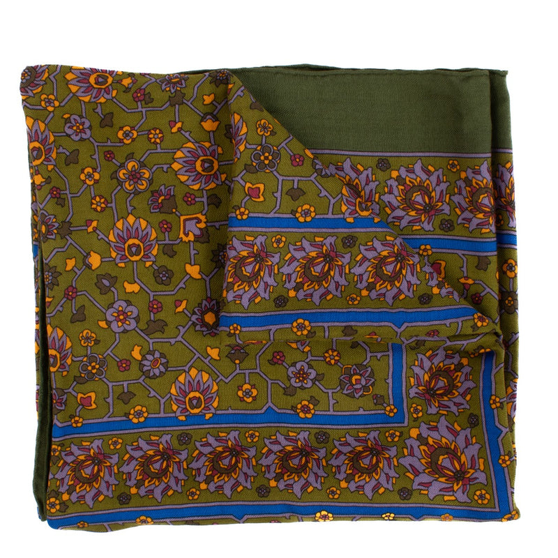 Hermès Multicolor Tabriz Cashmere 140 Shawl