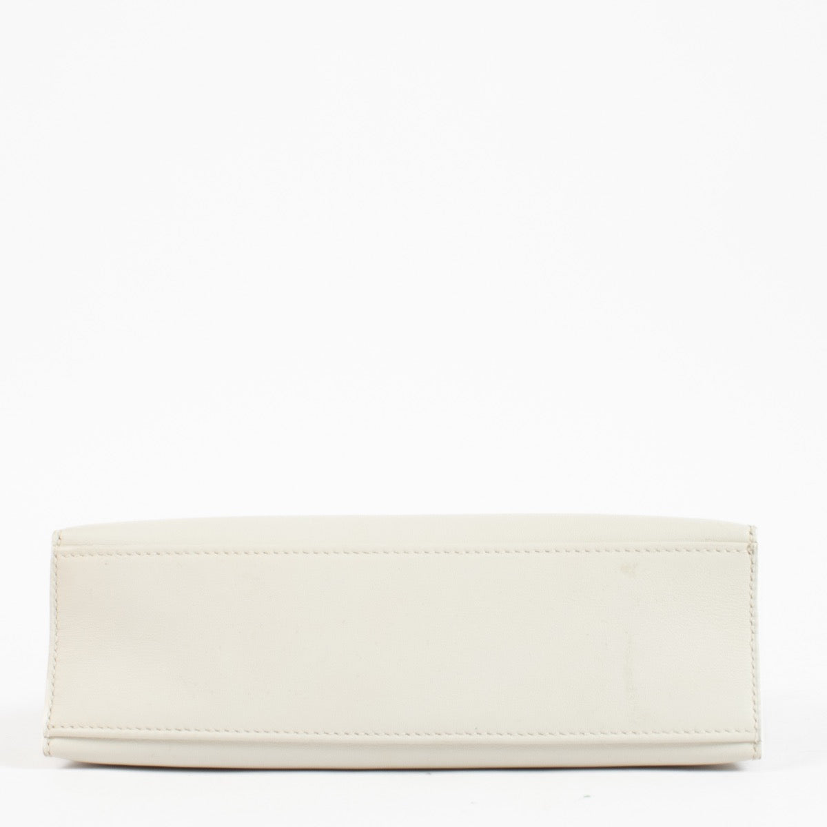 Hermès Kelly Mini Pochette White Swift PHW