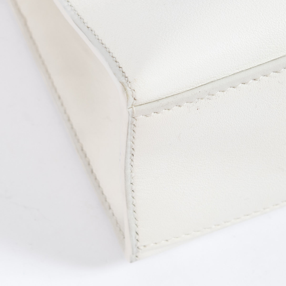 Hermès Kelly Mini Pochette White Swift PHW