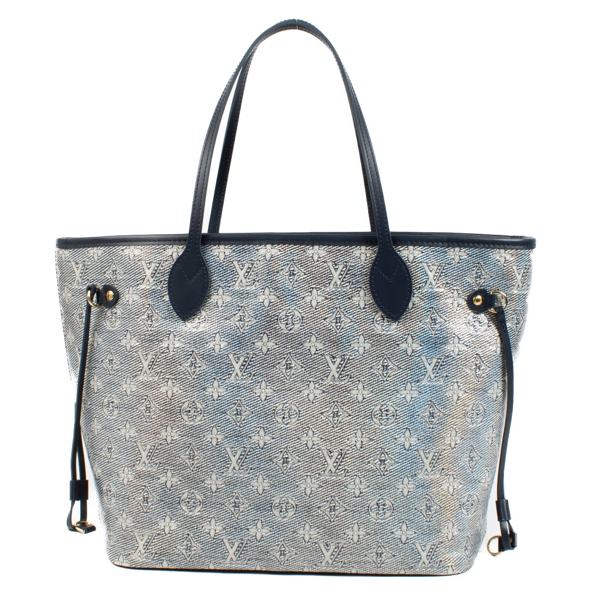 Louis Vuitton Blue Denim Monogram Jacquard Neverfull MM