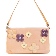 Buy authentic second hand Louis Vuitton Pink Leather Fleurs Vernis Lexington Pochette at Labellov.com