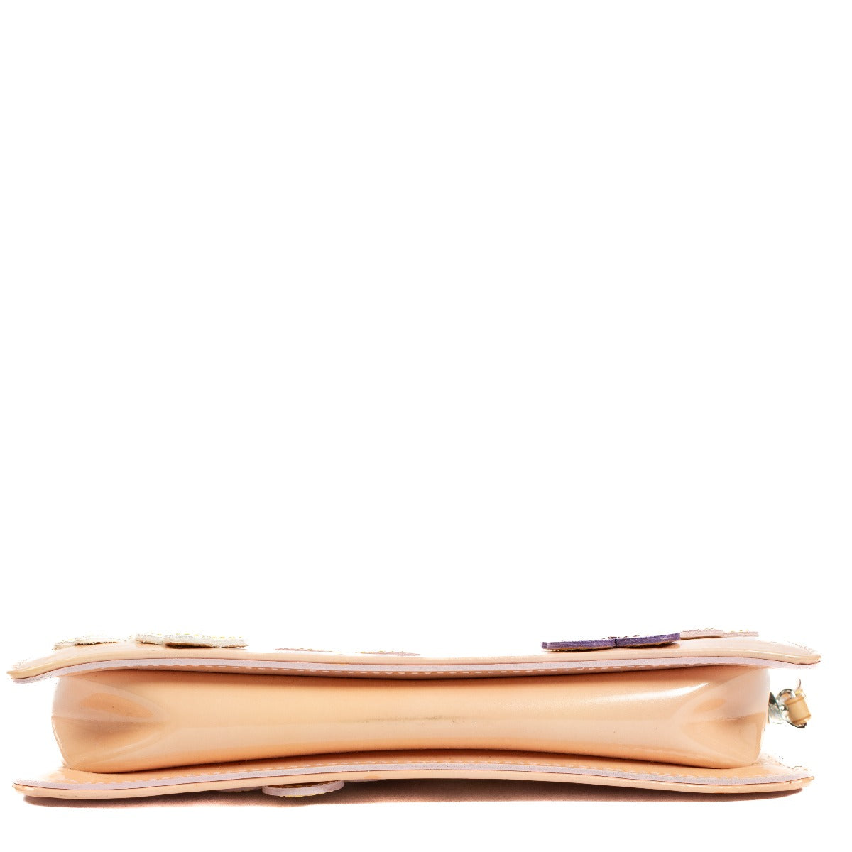 Buy authentic second hand Louis Vuitton Pink Leather Fleurs Vernis Lexington Pochette at Labellov.com