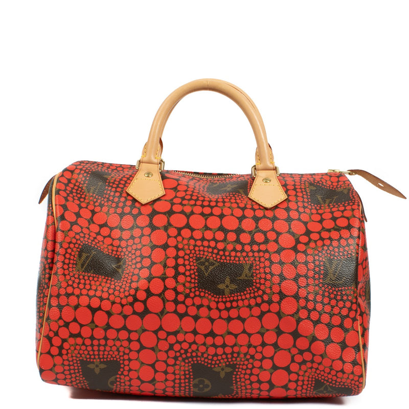 Louis Vuitton Yayoi Kusama Monogram Town Speedy 30