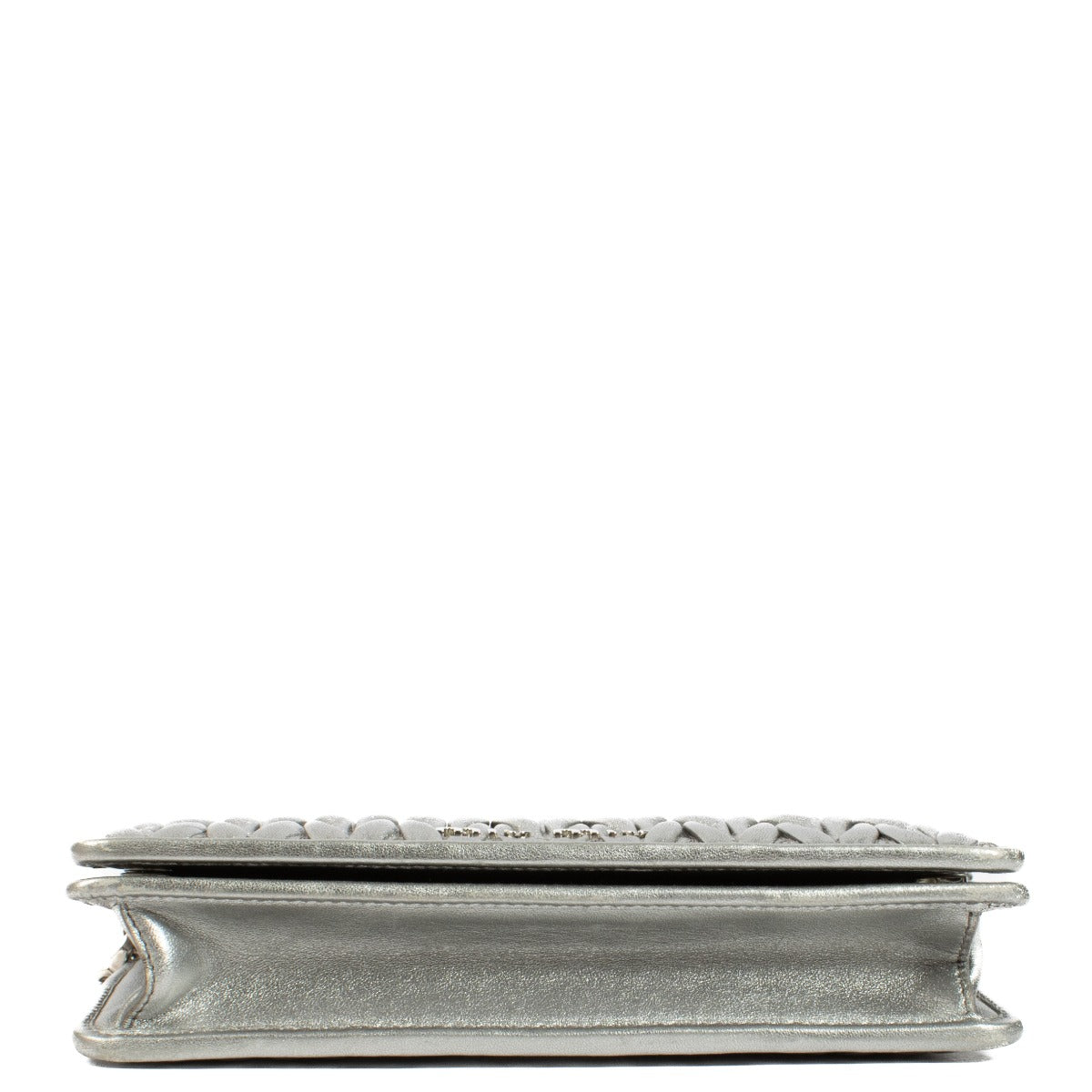 Authentic second hand Miu Miu Silver Matelasse Bag on Labellov.com