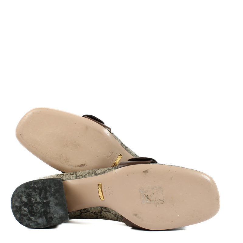 Gucci Beige Blondie Heels - Size 38 1/2