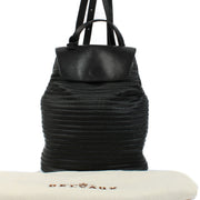 Delvaux Black Tissage Côtelé Antilles Backpack