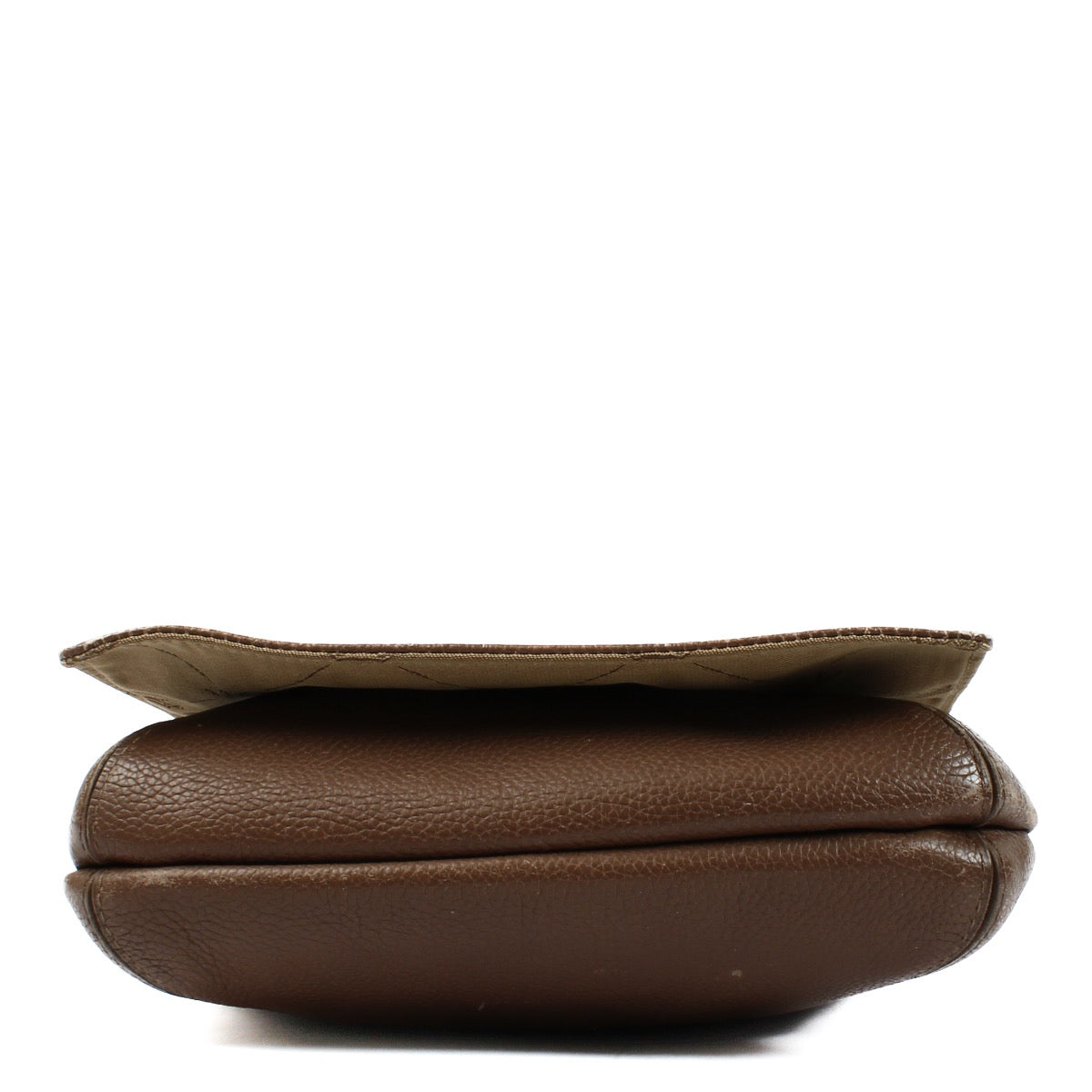 Shop 100% authentic secondhand Delvaux Taupe Louise Baudrier PM Shoulder Bag on Labellov.com