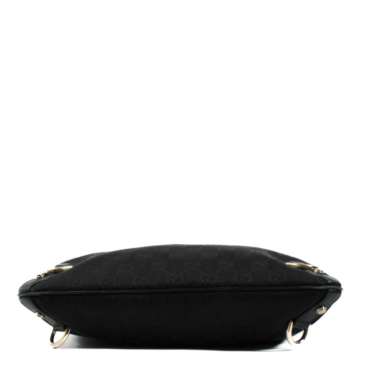 Gucci Black GG Canvas Crossbody Bag
