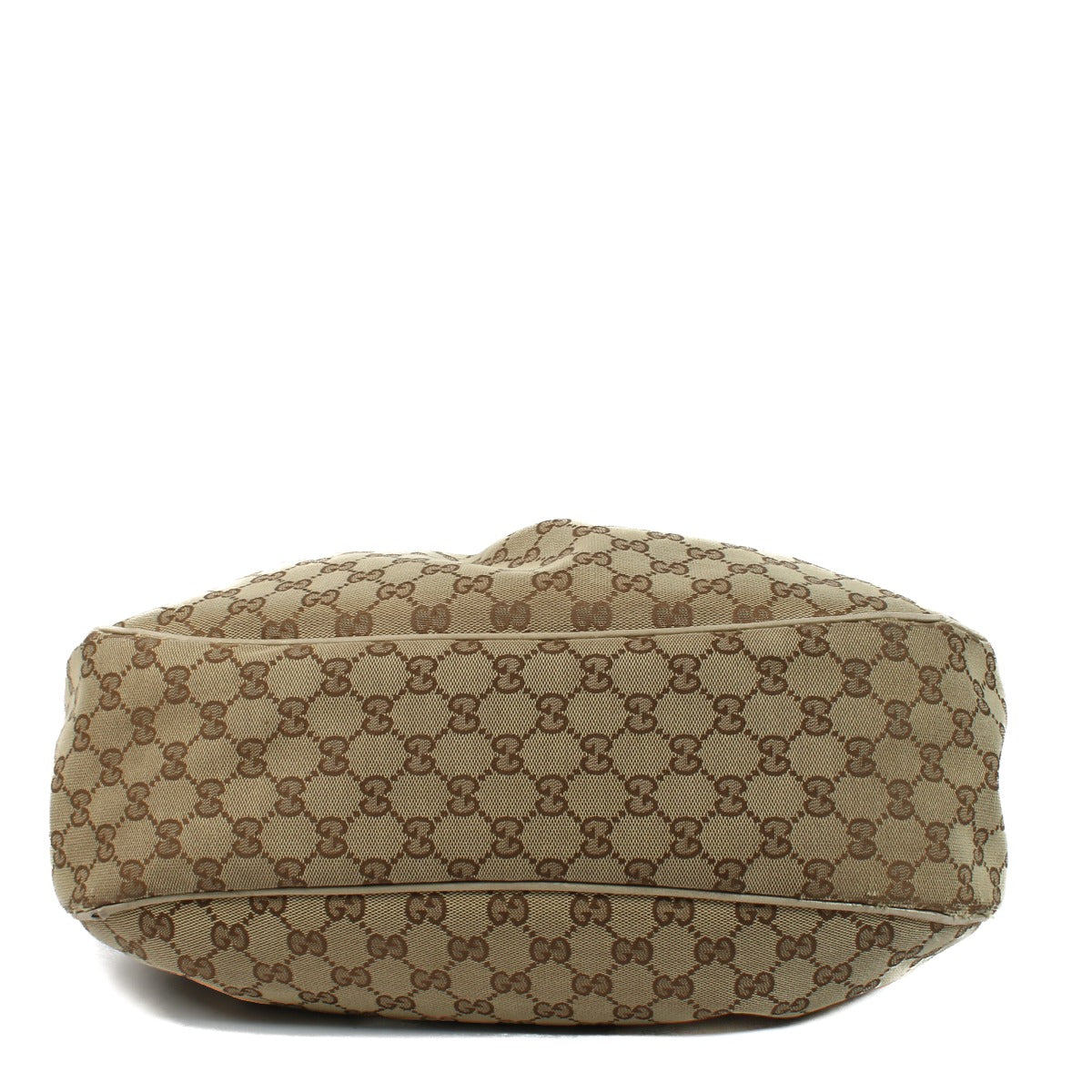 Gucci GG Canvas Gold Sukey Hobo Bag