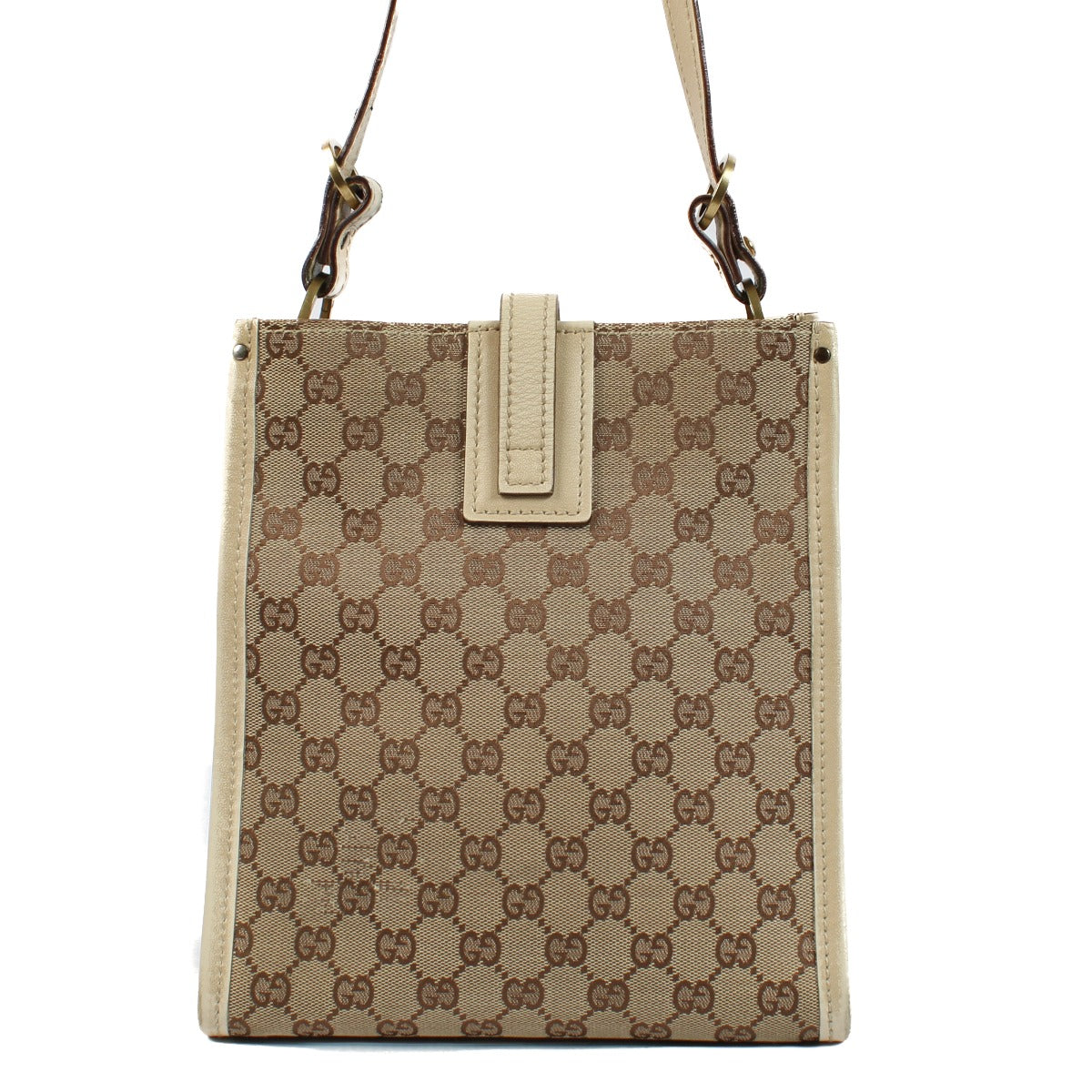 Gucci GG Canvas Witte Schoudertas
