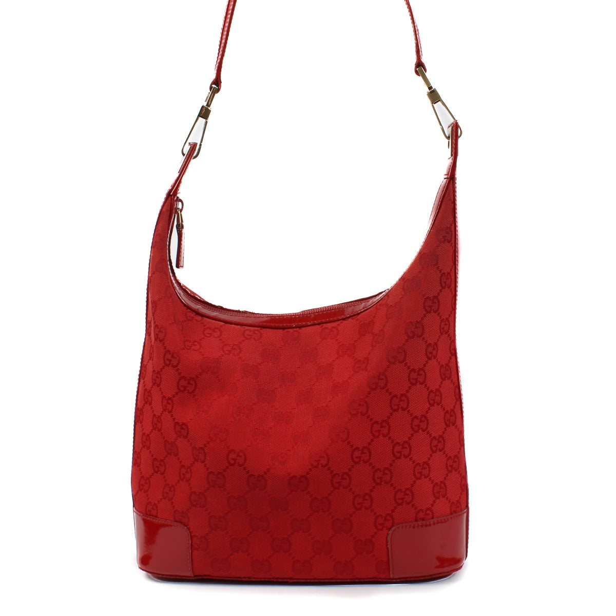 shop 100% authentic second hand Gucci Red GG Canvas Bag on Labellov.com