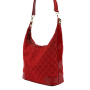 shop 100% authentic second hand Gucci Red GG Canvas Bag on Labellov.com