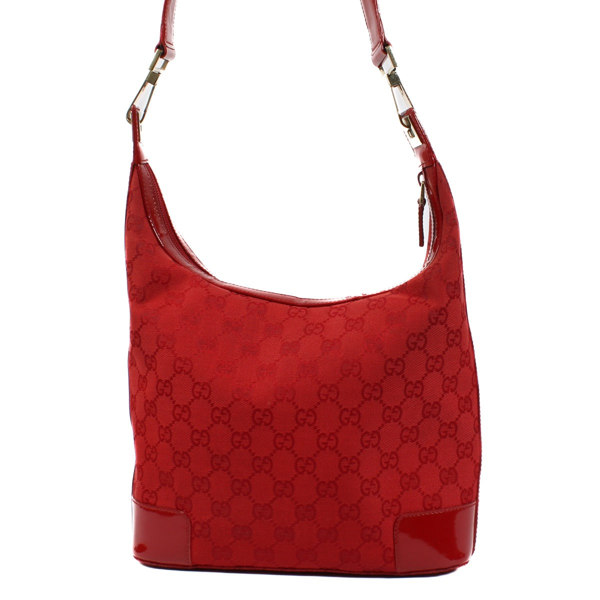 shop 100% authentic second hand Gucci Red GG Canvas Bag on Labellov.com