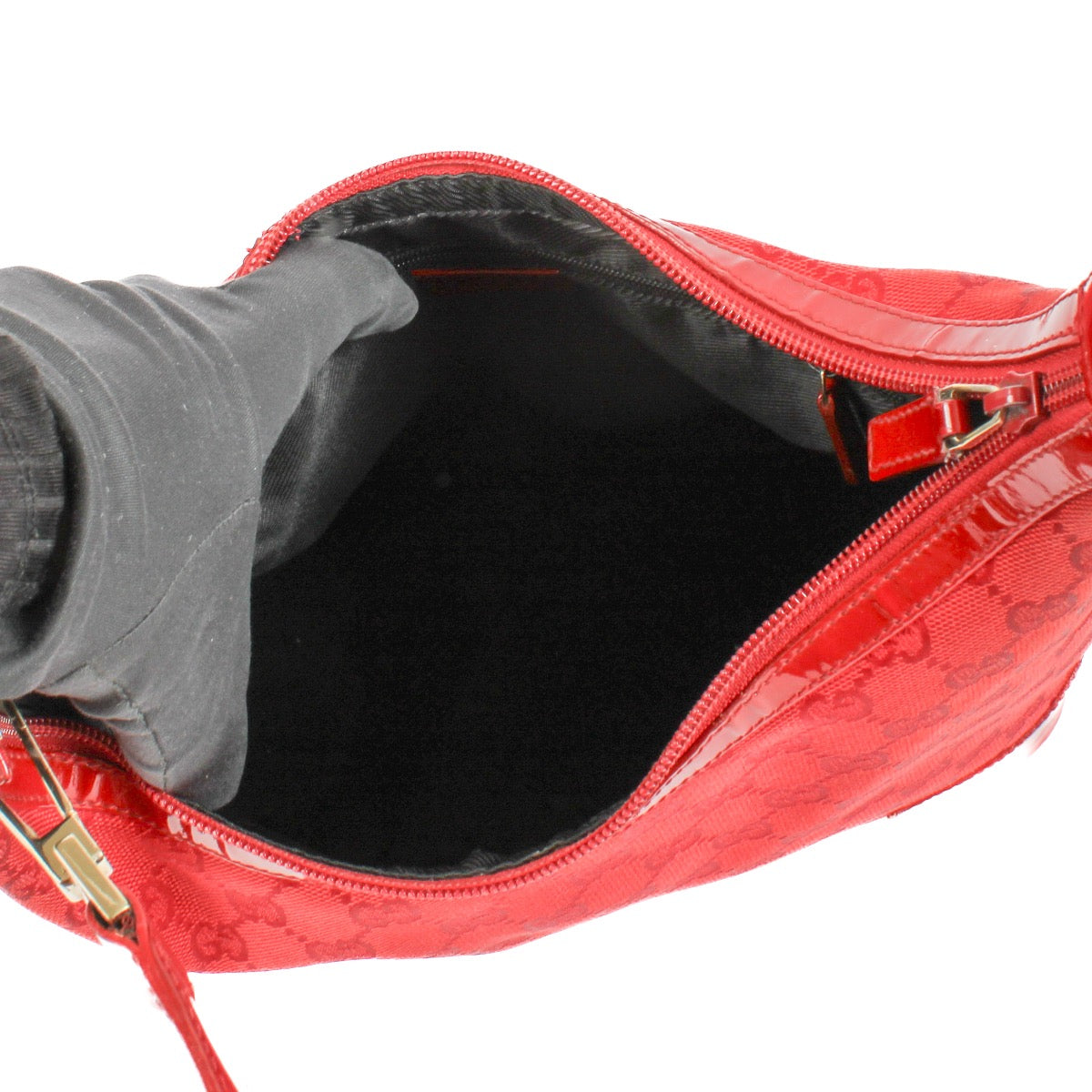 shop 100% authentic second hand Gucci Red GG Canvas Bag on Labellov.com