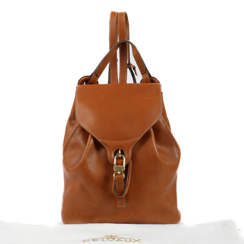 Delvaux Camel Soleil Backpack for the best price
