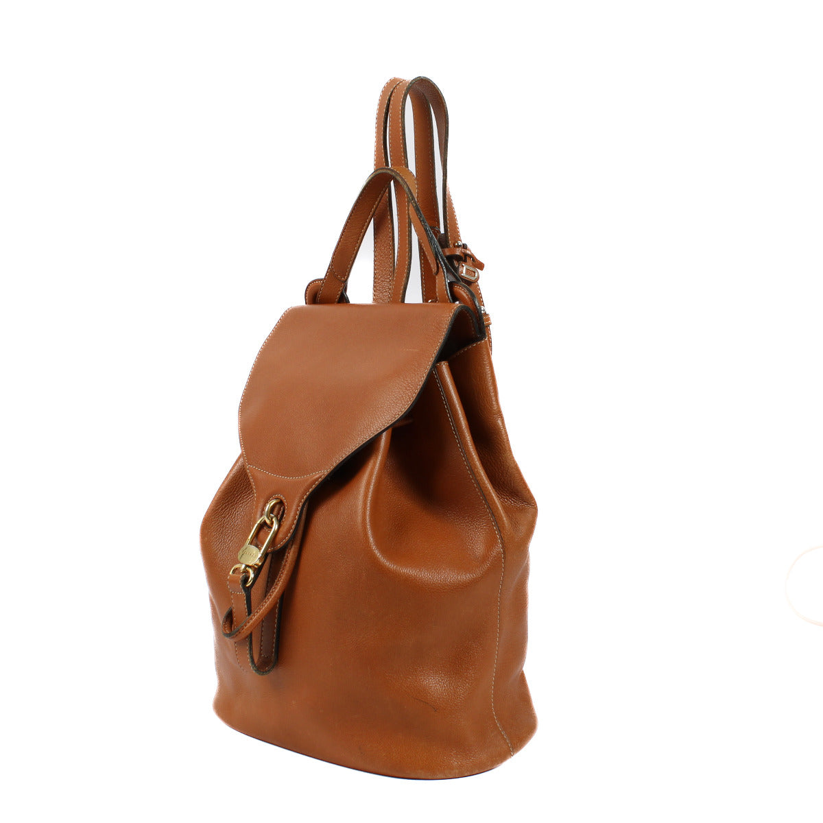 Delvaux Camel Soleil Backpack