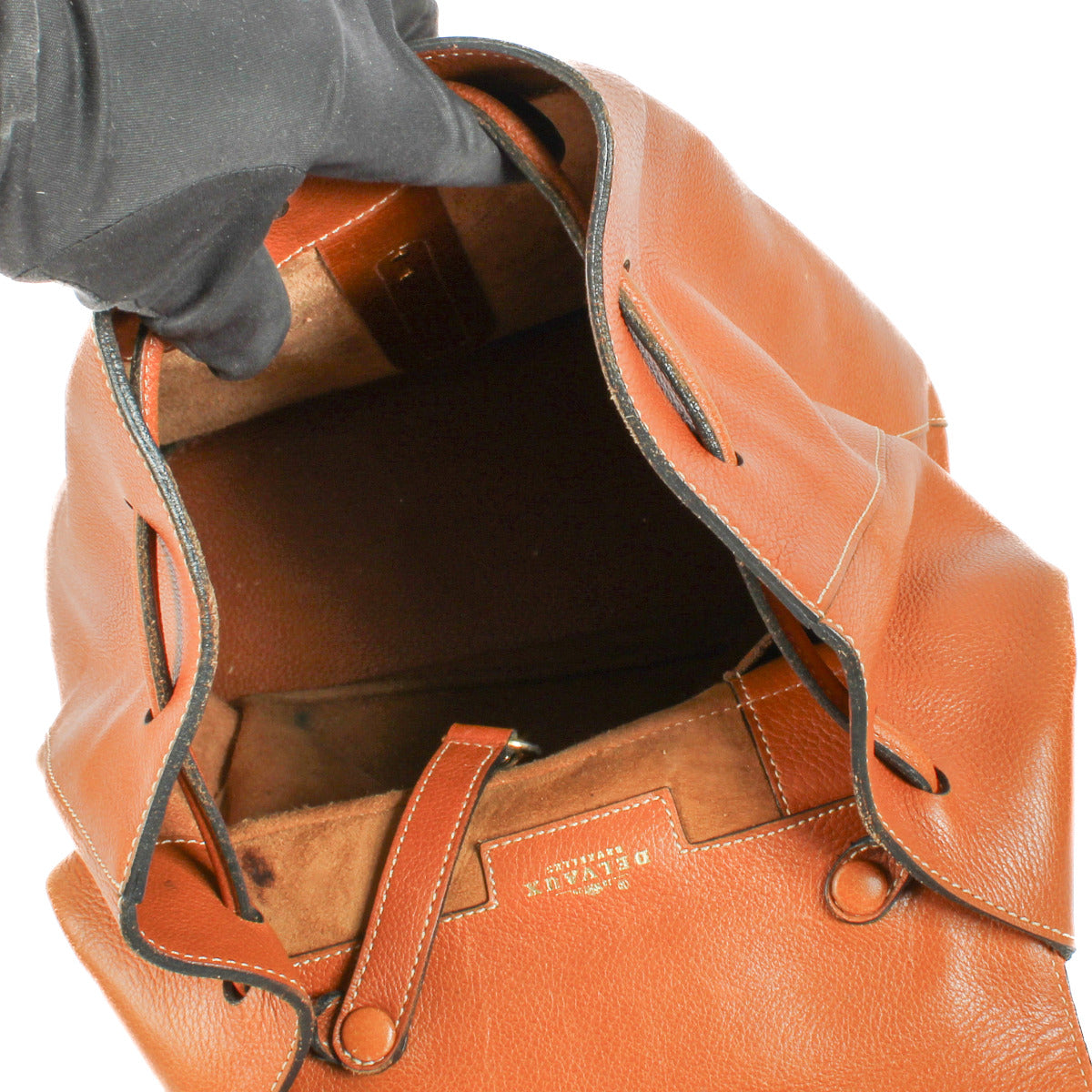 Delvaux Camel Soleil Backpack