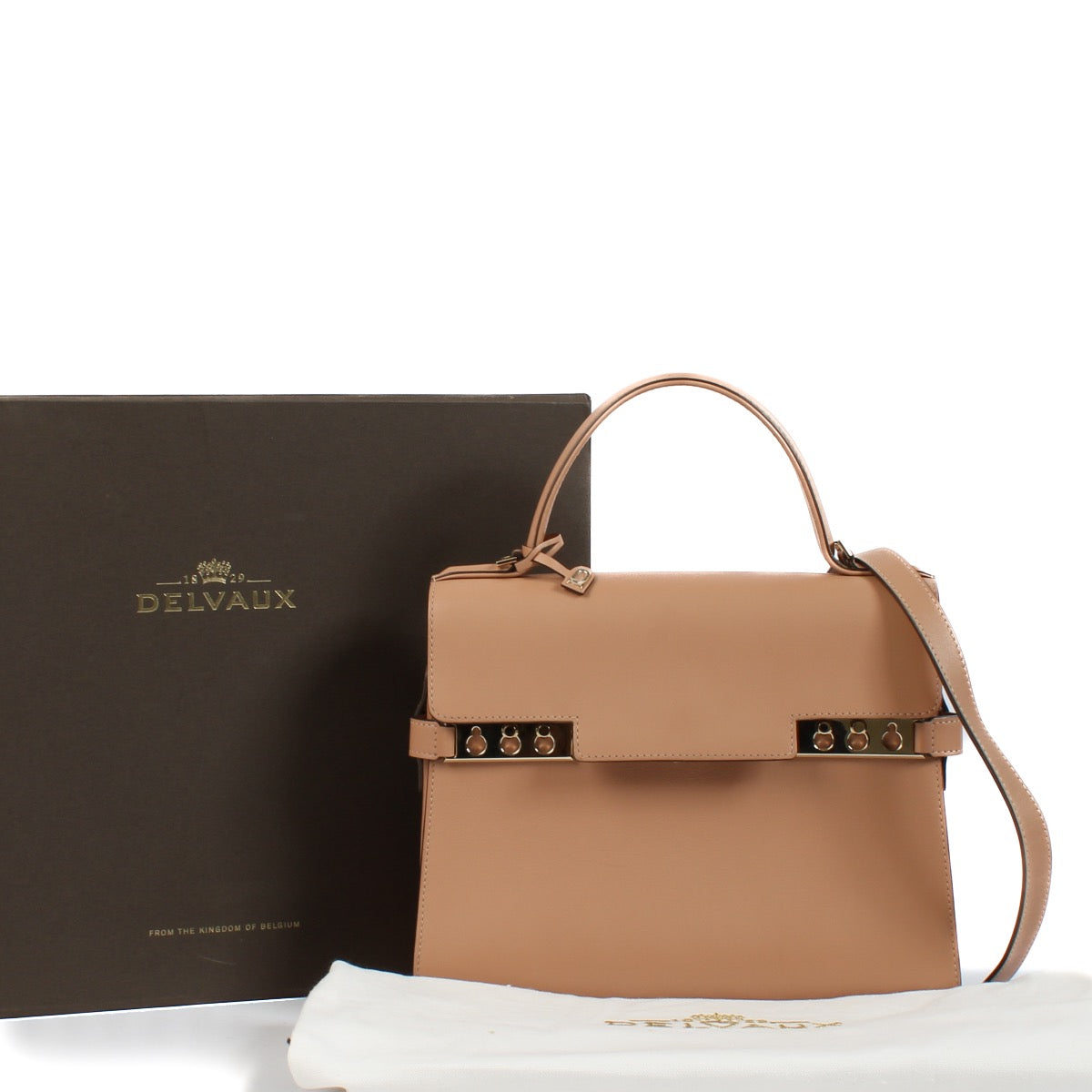 shop 100% authentic second hand Delvaux Tan Calf Souple Tempête MM on Labellov.com