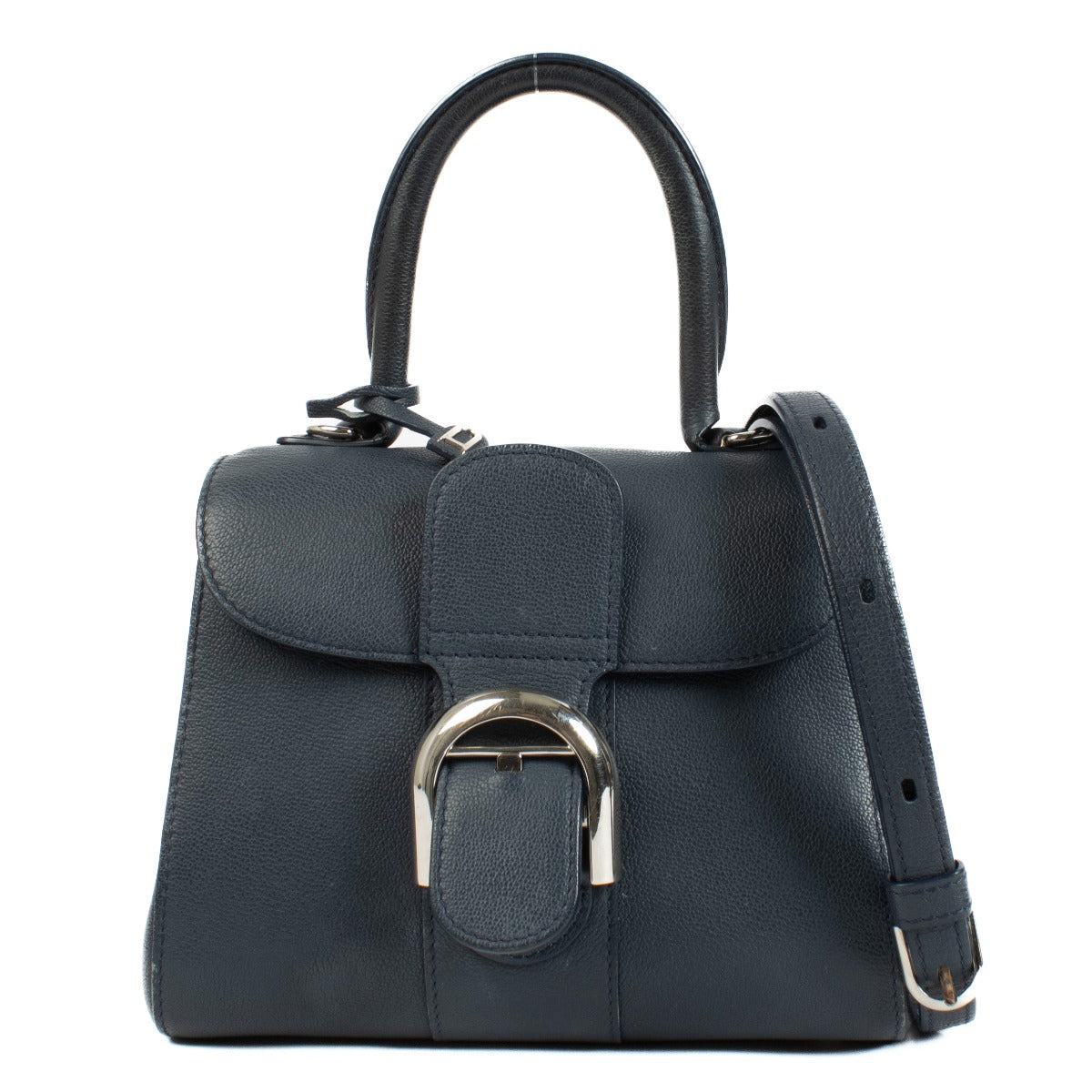 Delvaux Navy Rodeo Calf Brillant Mini