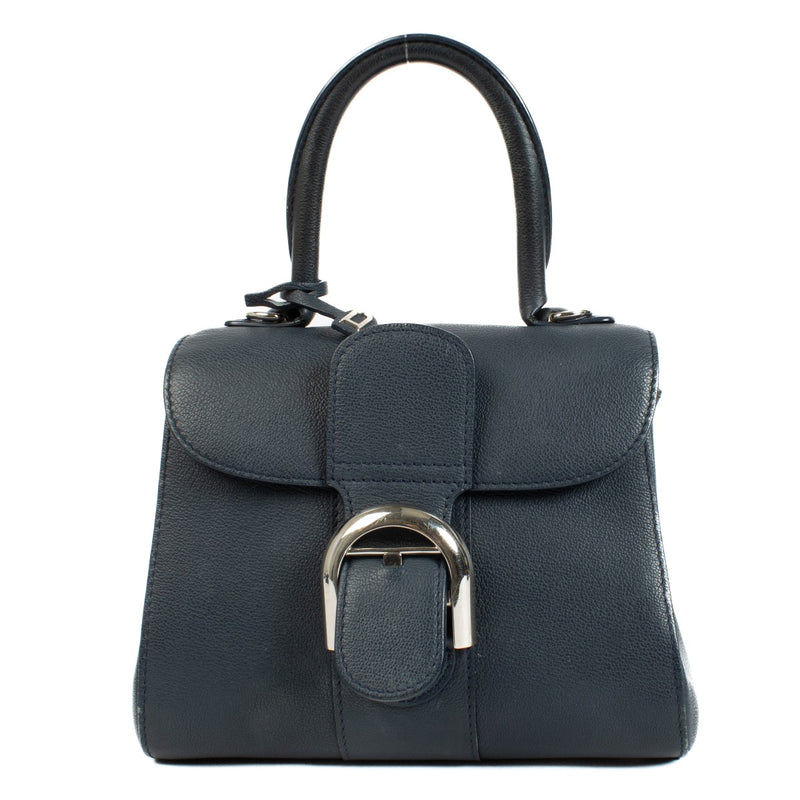 Delvaux Navy Rodeo Calf Brillant Mini
