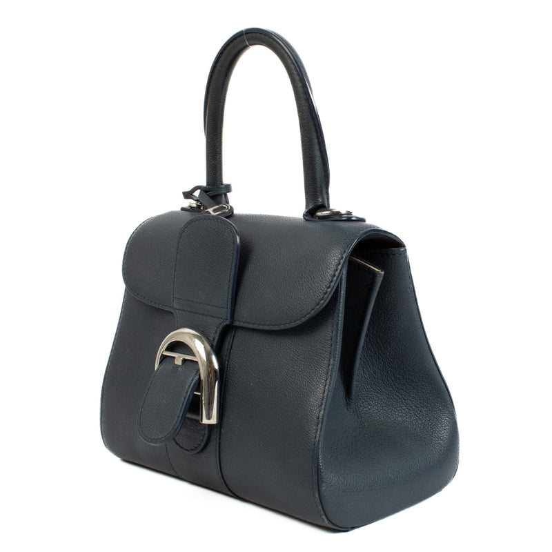 Delvaux Navy Rodeo Calf Brillant Mini