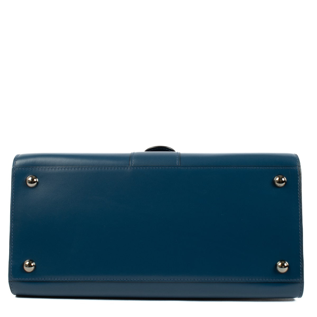 Delvaux Bleu de Prusse Box Calf Brillant MM