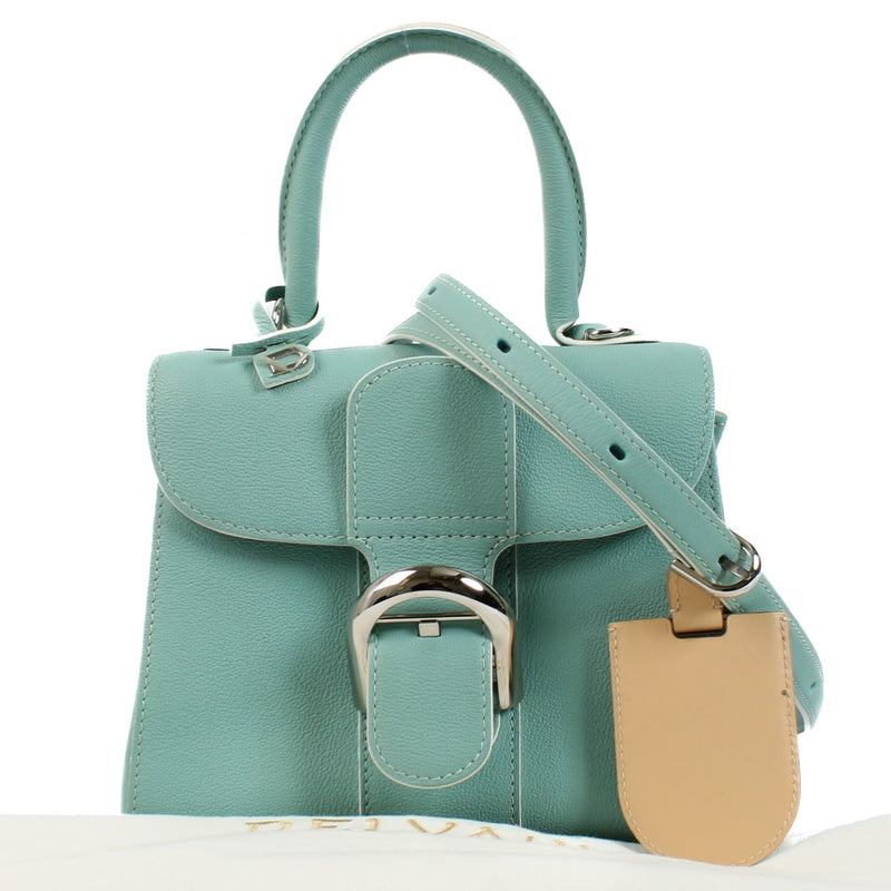 Shop safe online at Labellov in Antwerp, Brussels and Knokke this 100% authentic second hand Delvaux Jade Rodeo Calf Brillant Mini.
