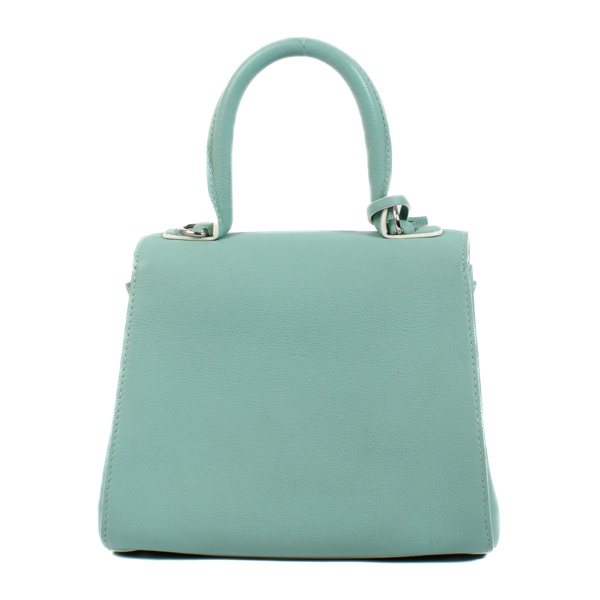 Shop safe online at Labellov in Antwerp, Brussels and Knokke this 100% authentic second hand Delvaux Jade Rodeo Calf Brillant Mini.