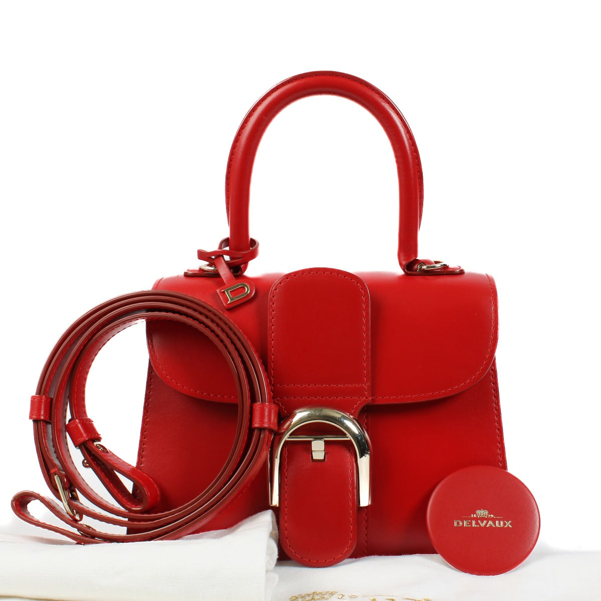 Delvaux Lipstick Box Calf Brillant Mini